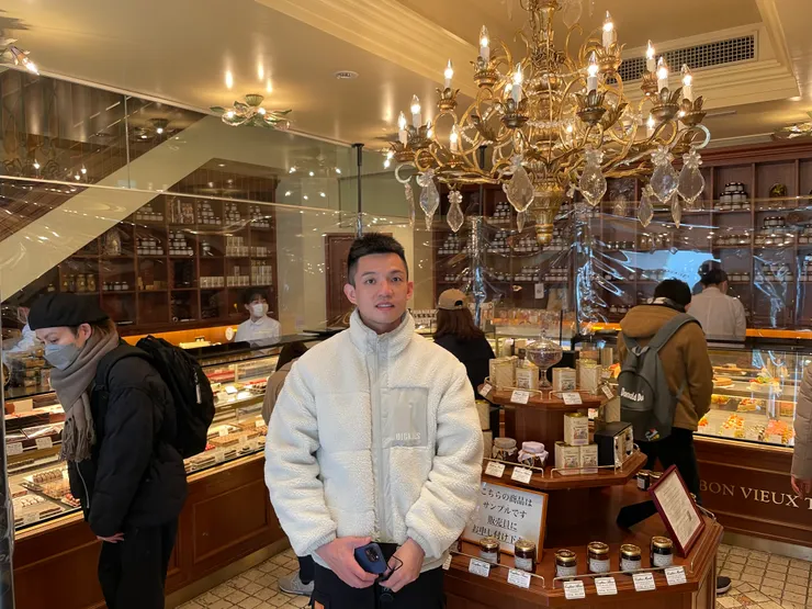 身為甜點人的胖非常興奮