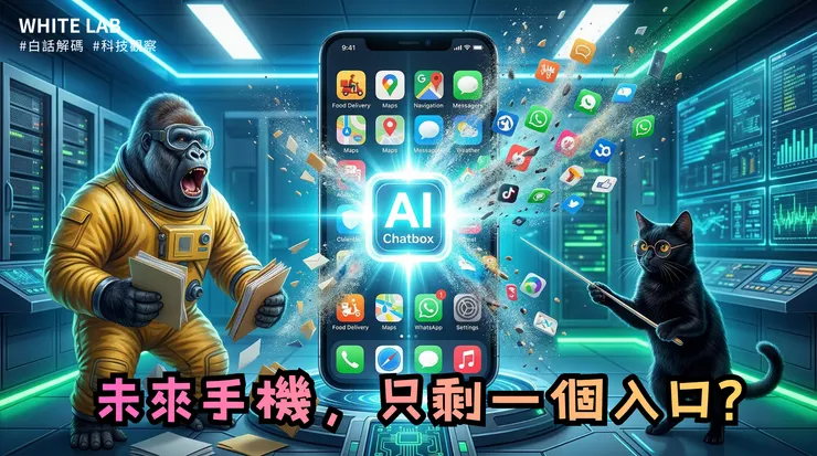 📷 未來你不再打開 App，而是直接對話