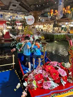 Iconsiam裡的小船