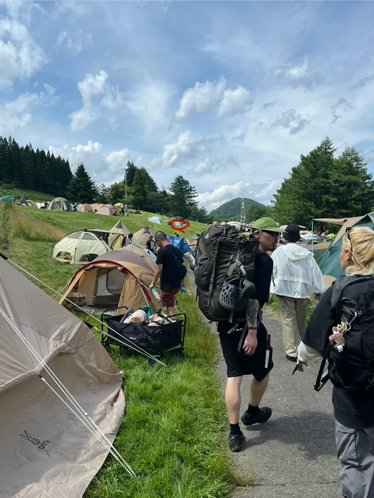 紅色圈圈就是我的營區位置