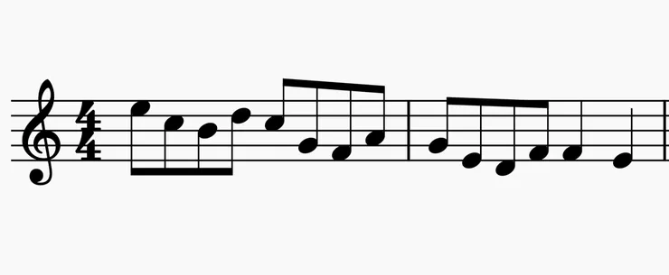 上下打轉的旋律