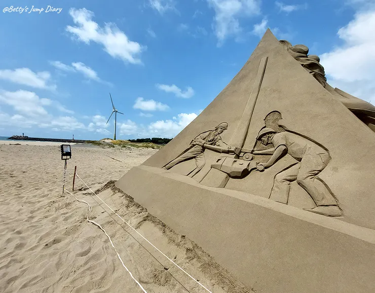 ▲2024苗栗通霄沙雕藝術節/圖片來源:Betty's Jump Diary