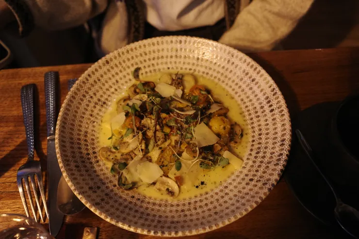 我點了蛋奶素的Risotto Boscosi