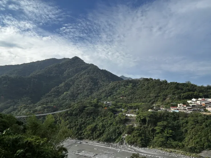 民宿早上的景色