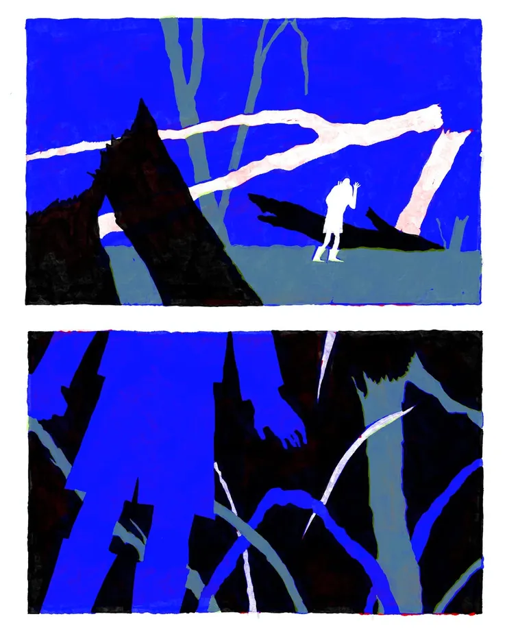 〈颱風〉的樹枝