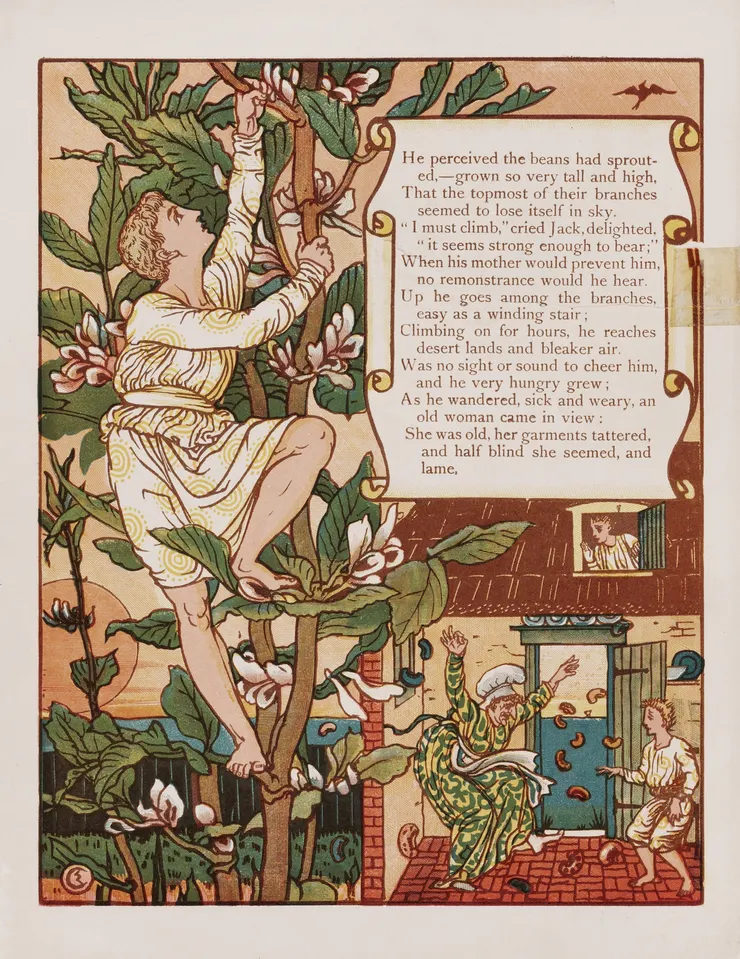 Jack and the bean stalk by Walter Crane 1876