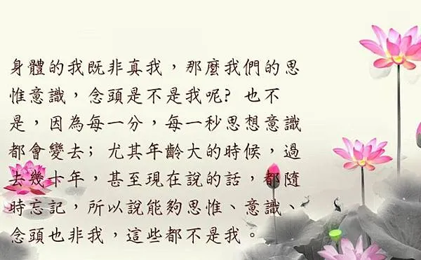 身體的我既非真我