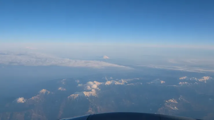 伊丹-仙台航線 富士山