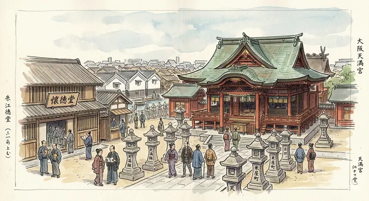 大阪天滿宮(保護知識智慧):商人階層的智性防線與火中重生