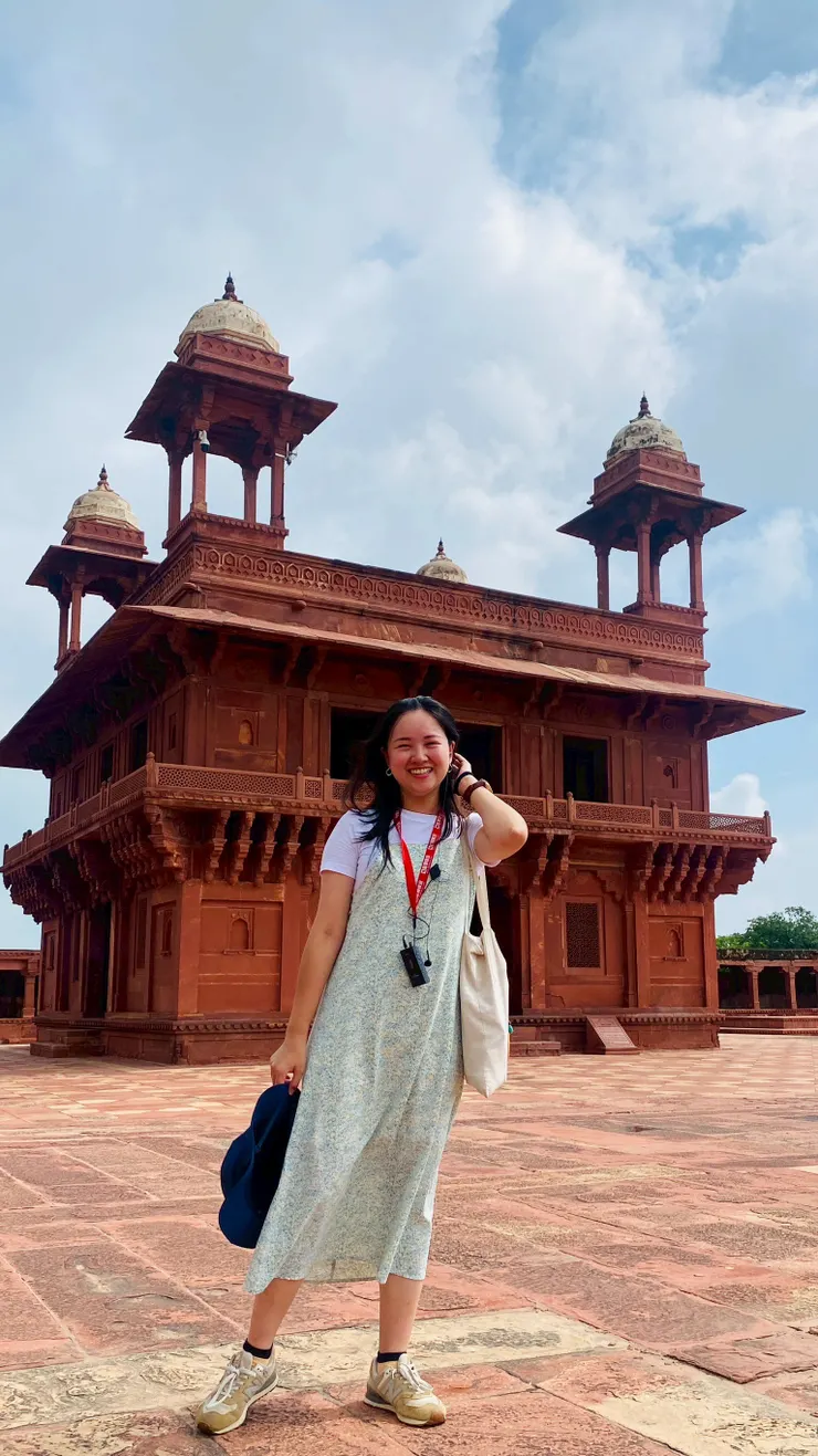 晴天的法特普希克里（Fatehpur Sikri）