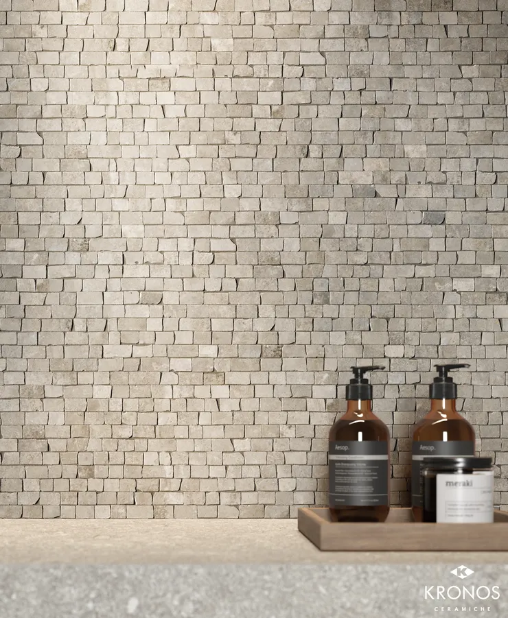 月影白+手工馬賽克 圖片來源:東泰輝