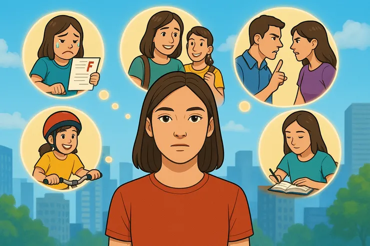 AI示意圖：你的回憶是禮物，還是枷鎖呢？