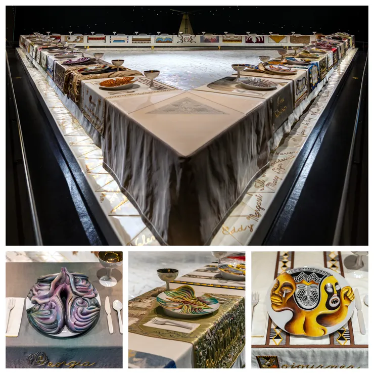 作品《晚宴》證明了芝加哥有能力創作出能與那些原本不屬於藝術圈的大眾產生共鳴的作品。1979 年 3 月當展覽在舊金山現代藝術博物館開幕時，現場擠得水洩不通，芝加哥的配套講座門票亦全數售罄。