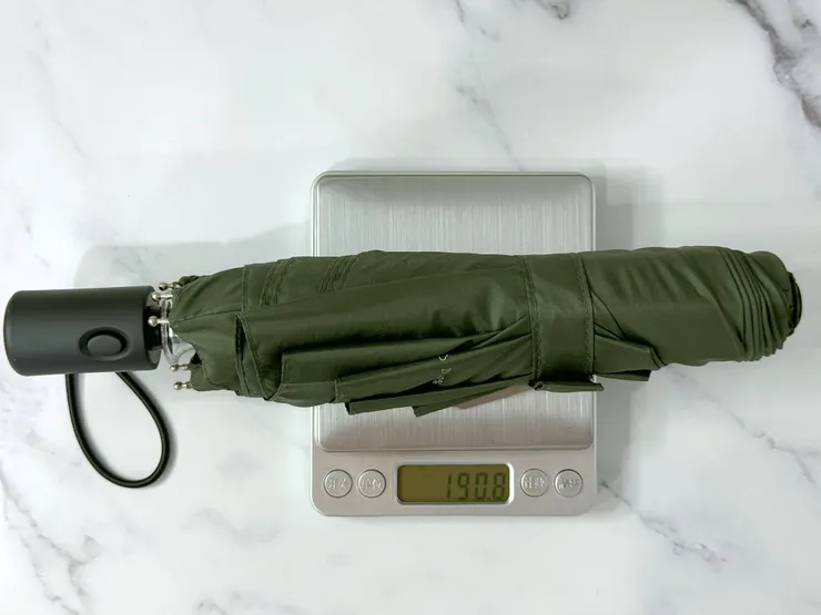 自動傘居然才190g，嚇死人的輕