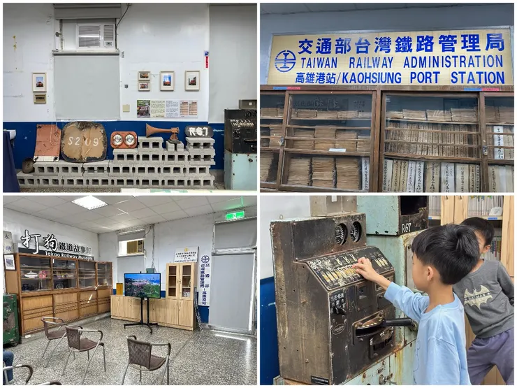 裡面這間展示室除了有影片，還有許多珍貴的書籍文物