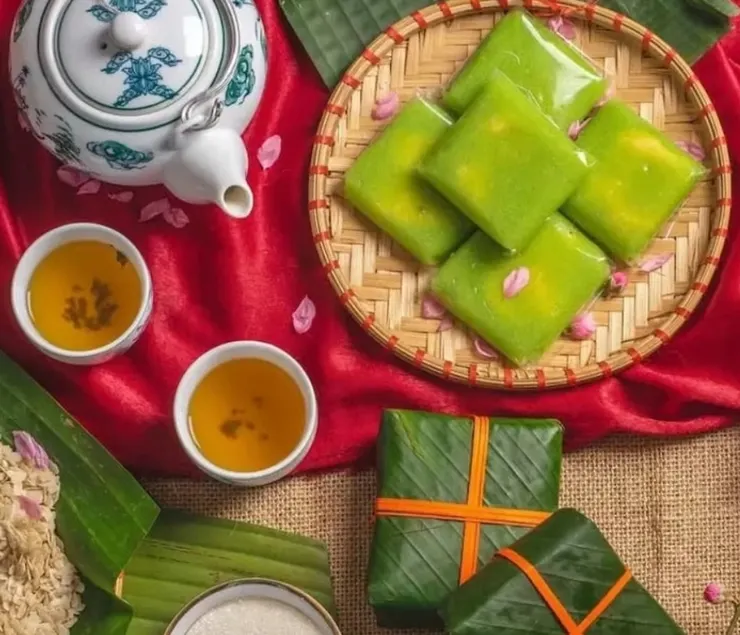 bánh cốm 糯米糕