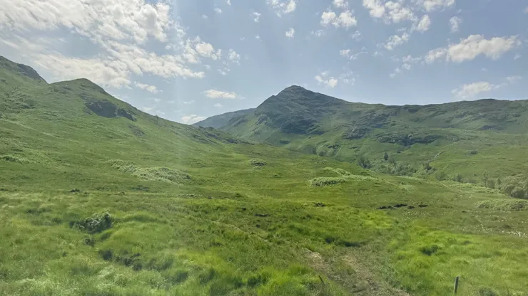 沿途蘇格蘭高地風光