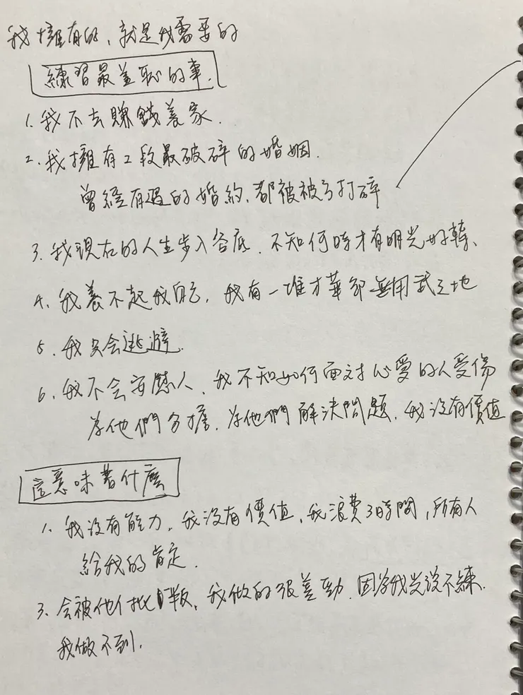 每寫一篇日記，就是一次對自己的剖析，對自己腦袋中的手術，而且這段路只能自己走過，這時意願就成為了最大的「資糧」