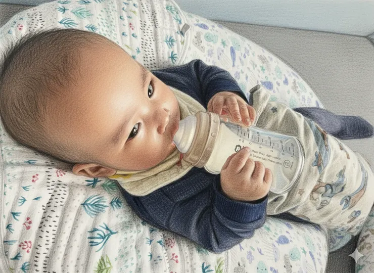 不想繼續喝奶的樂樂