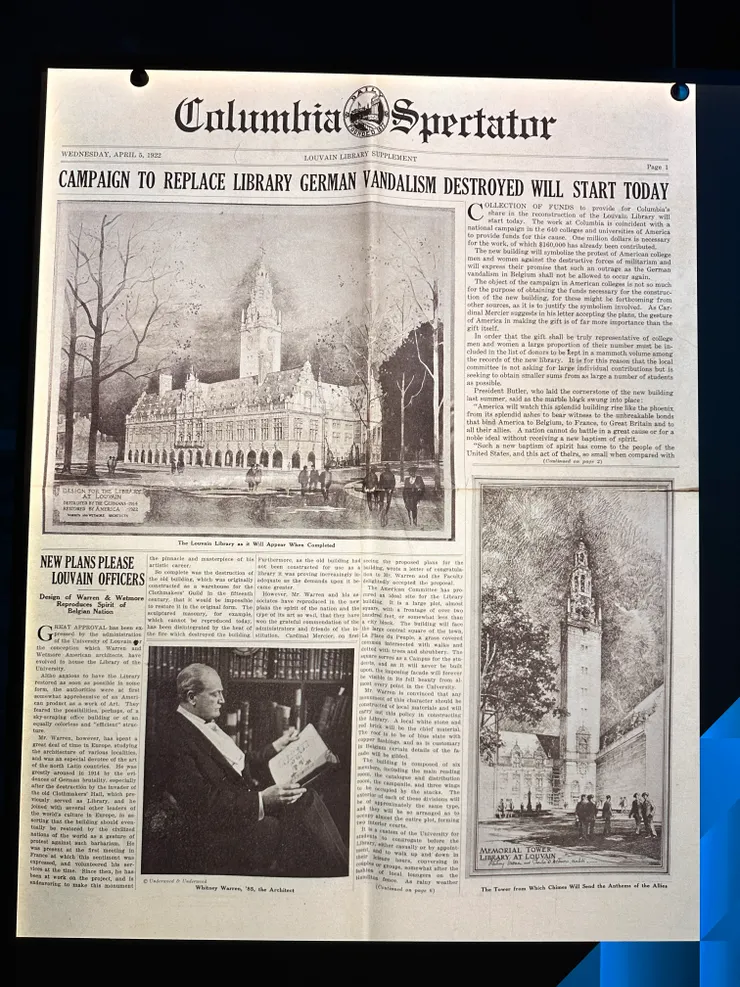 攝於魯汶大學圖書館鐘樓內部