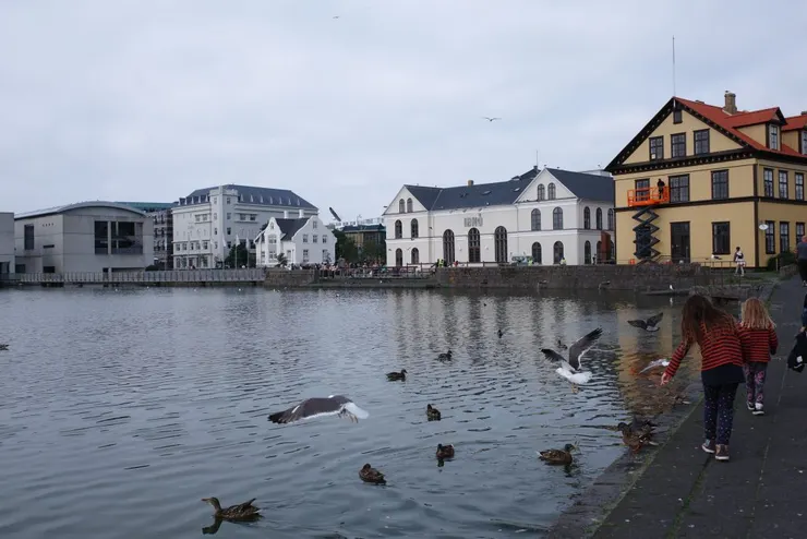 市政廳及 Tjörnin 湖畔