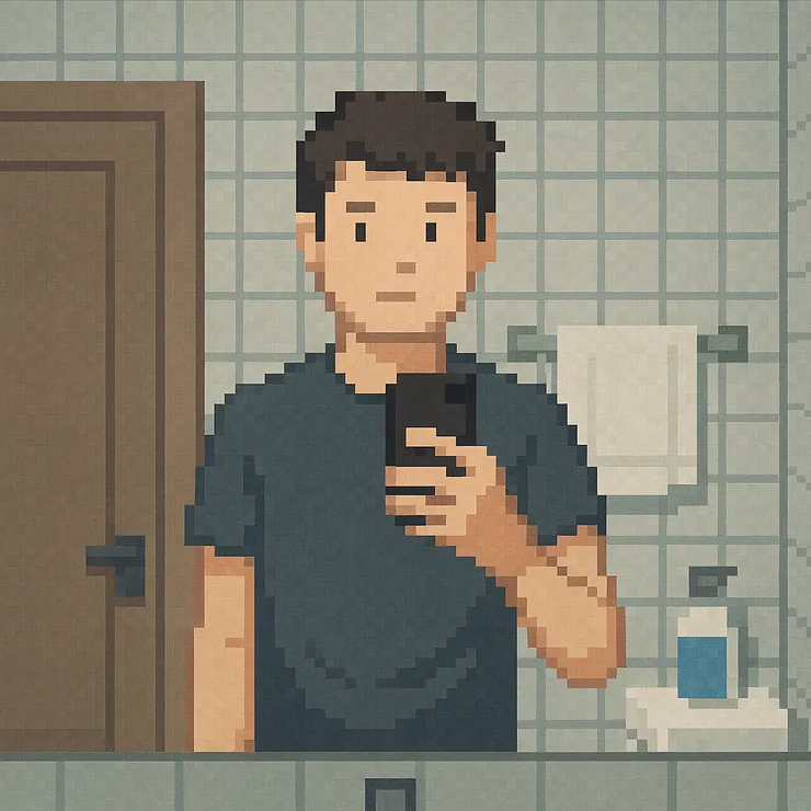 提示詞： brush teeth, and cut to room, man grab bag and go outdoor