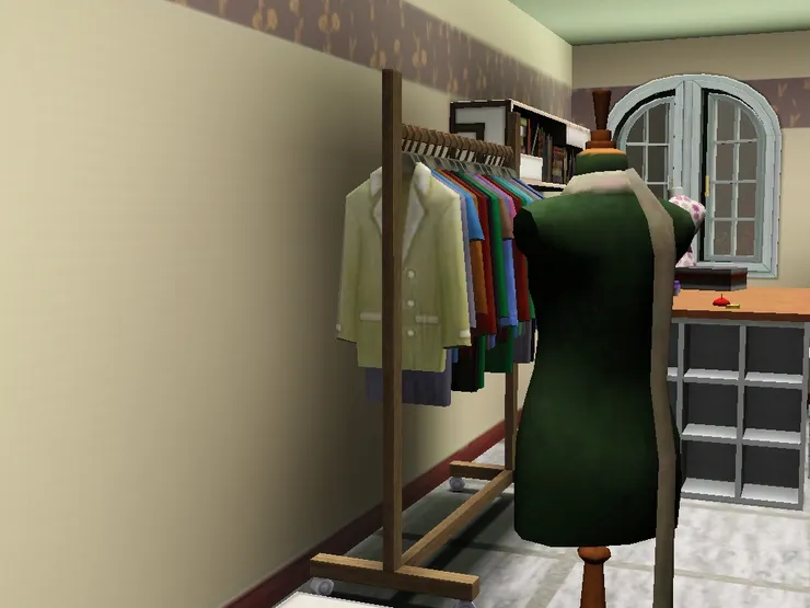 大概這些衣服都是根據這人偶的尺吋而製。