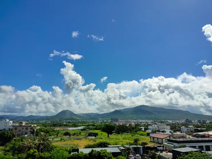 民宿門口，離恆春鎮上有一段路