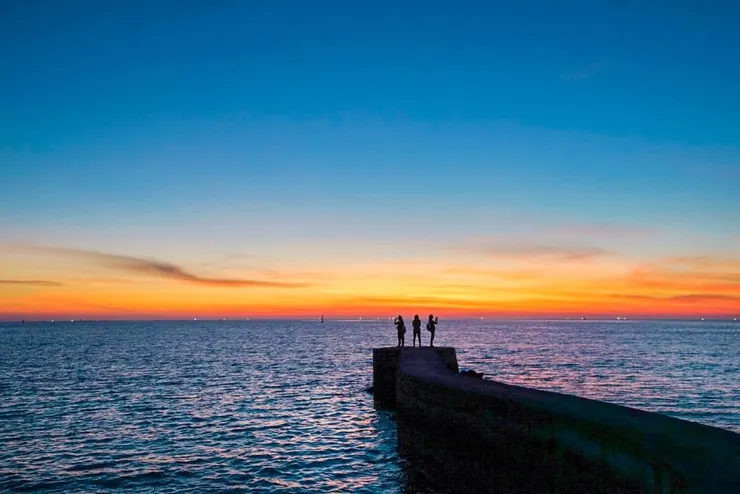 連接海天的火燒雲