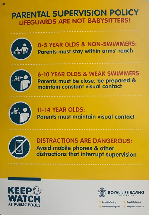 澳洲泳池規則