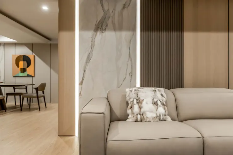 藝術城堡 ｜沐灰謐境 客廳-3