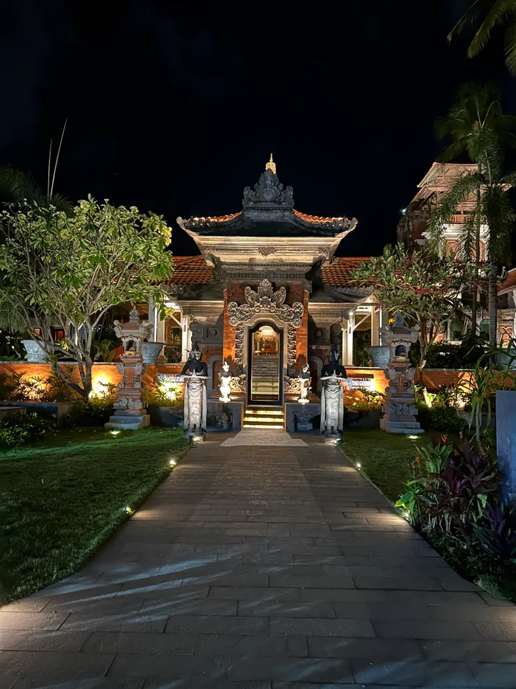 Beautiful temple garden