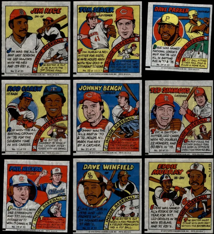 1979 Topps Baseball Comics