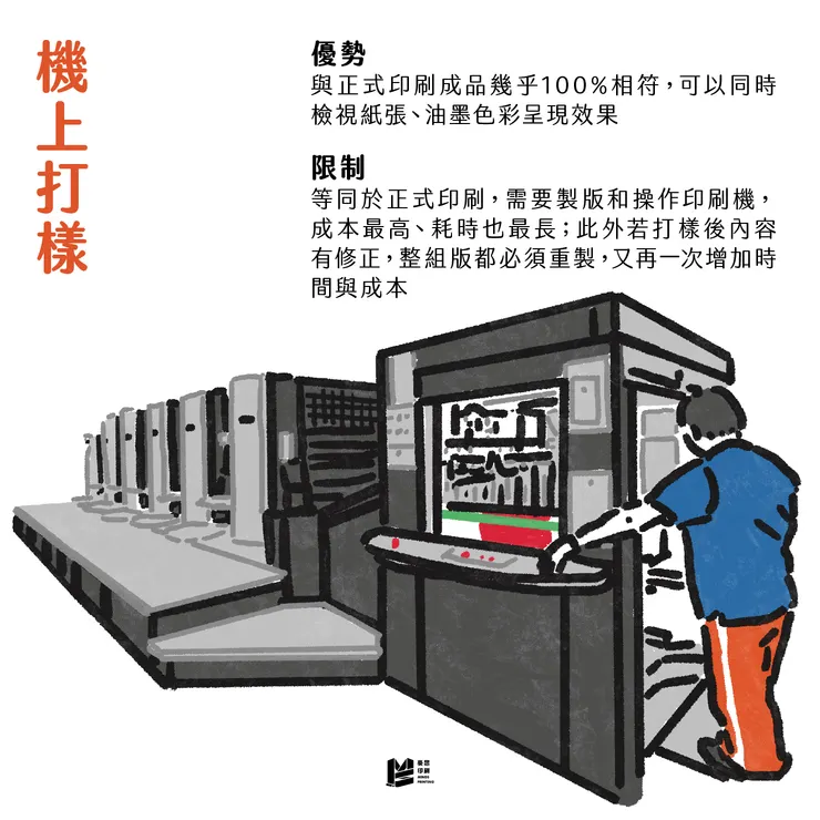 預防勝於治療的最佳典範-印刷常見三種打樣方式 機上打樣