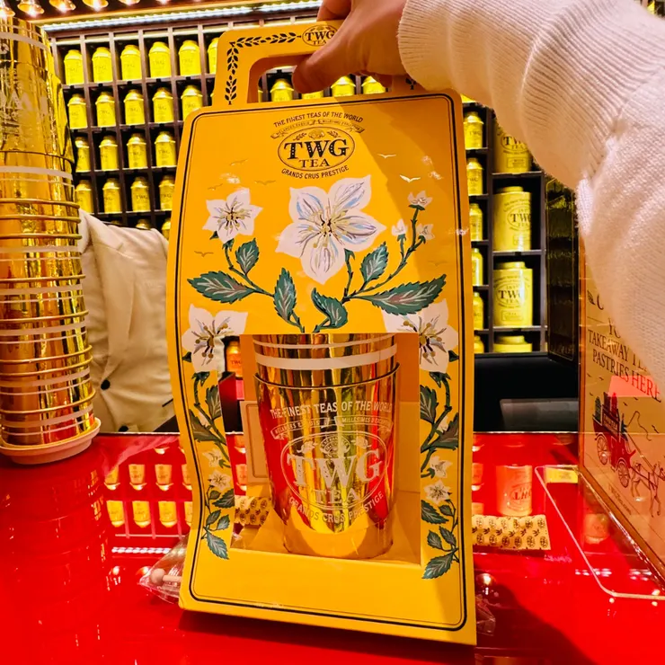 TWG外帶一杯fancy到不行的茶還有伴手禮