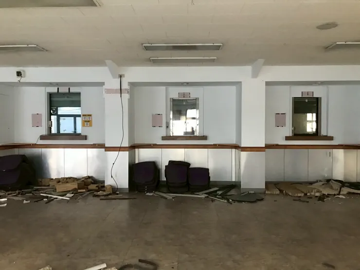 美國在台協會AIT 簽證大樓舊照。（2021年。筆者友人提供）