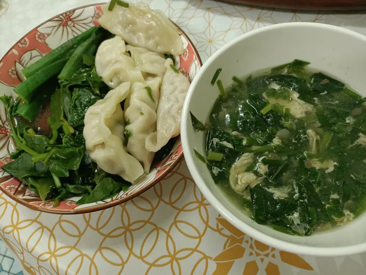 晚餐！水餃