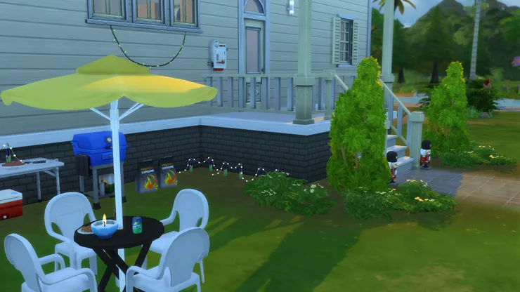 為了迎接重要的客人,我佈置了很多燈飾。