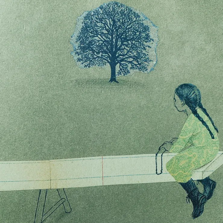 位於孤兒院裡的大樹︳圖片來源《布魯卡日記》