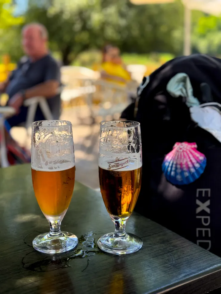 不曉得為什麼西班牙的啤酒喝完有暈感，有點苦苦的但超好喝。