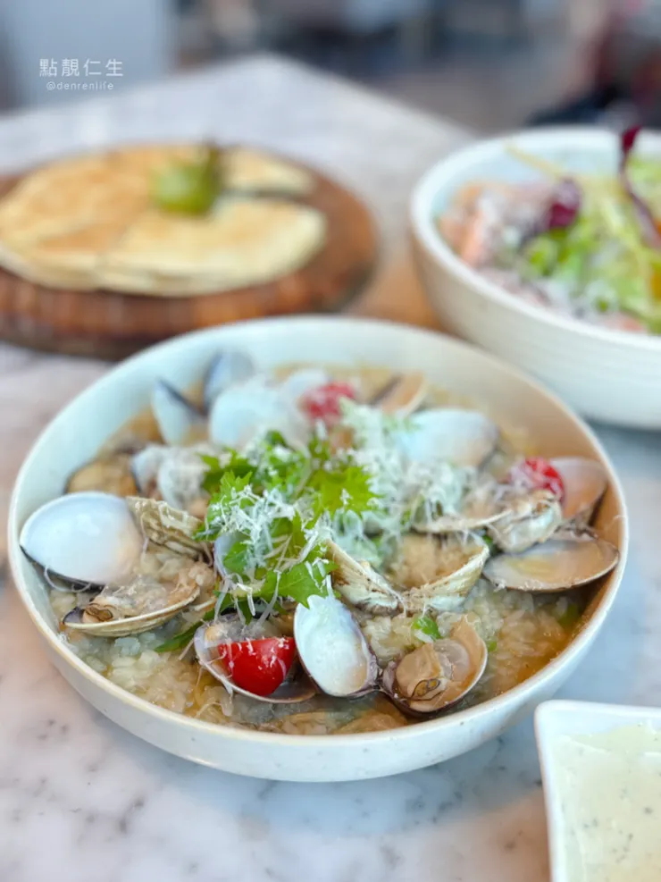 想林口｜干貝蛤蜊絲瓜奶油燉飯 好吃