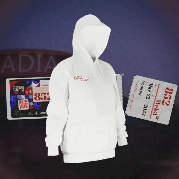 FOMO HK300+ 門票在活動完結後加添了一件衛衣。