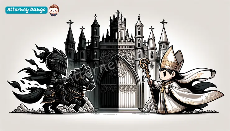 Knight against Bishop