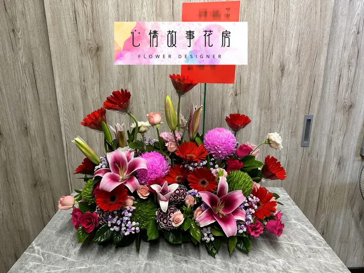 開幕、祝壽、升遷必備|台南人氣【羅馬花柱】花藝設計,為你的重要時刻增添氣勢! 心情故事花房