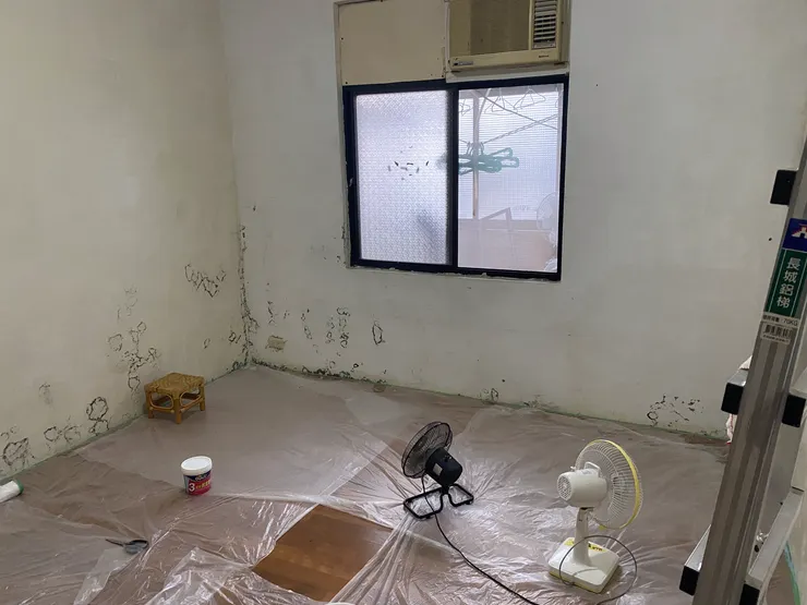 刮除完後的施工照