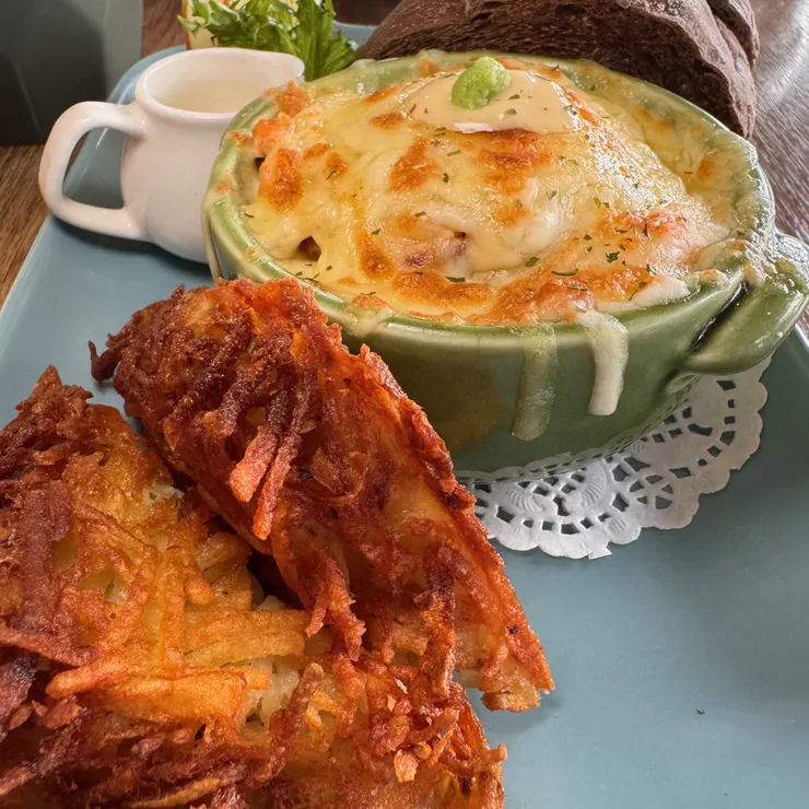 莎莎鮭魚起司蛋盅