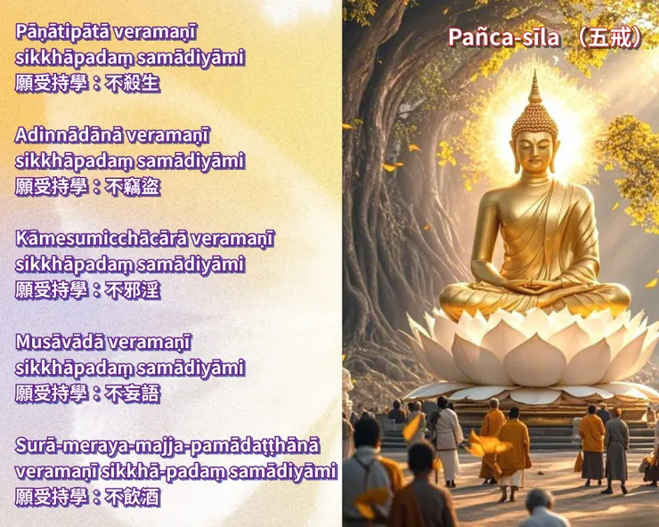 居士律法 | 五戒