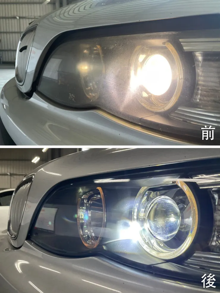 【台南大燈修復推薦】光點線汽車大燈｜台南魚眼改裝送燈殼翻新｜