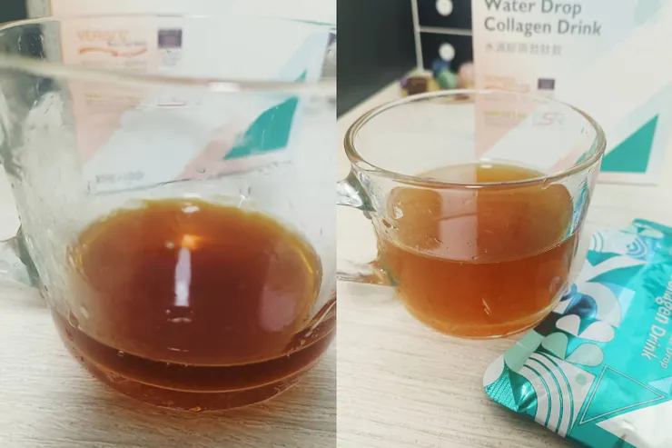 右邊是加水稀釋