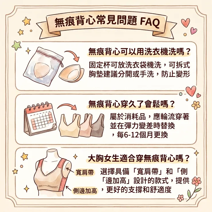 無痕背心常見問題FAQ